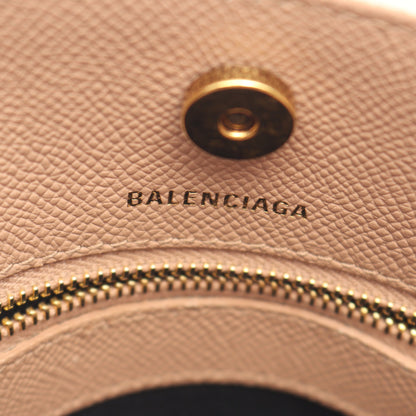 ヴィルXXS 2WAY ハンドバッグ レザー ピンクベージュ バレンシアガ バッグ BALENCIAGA