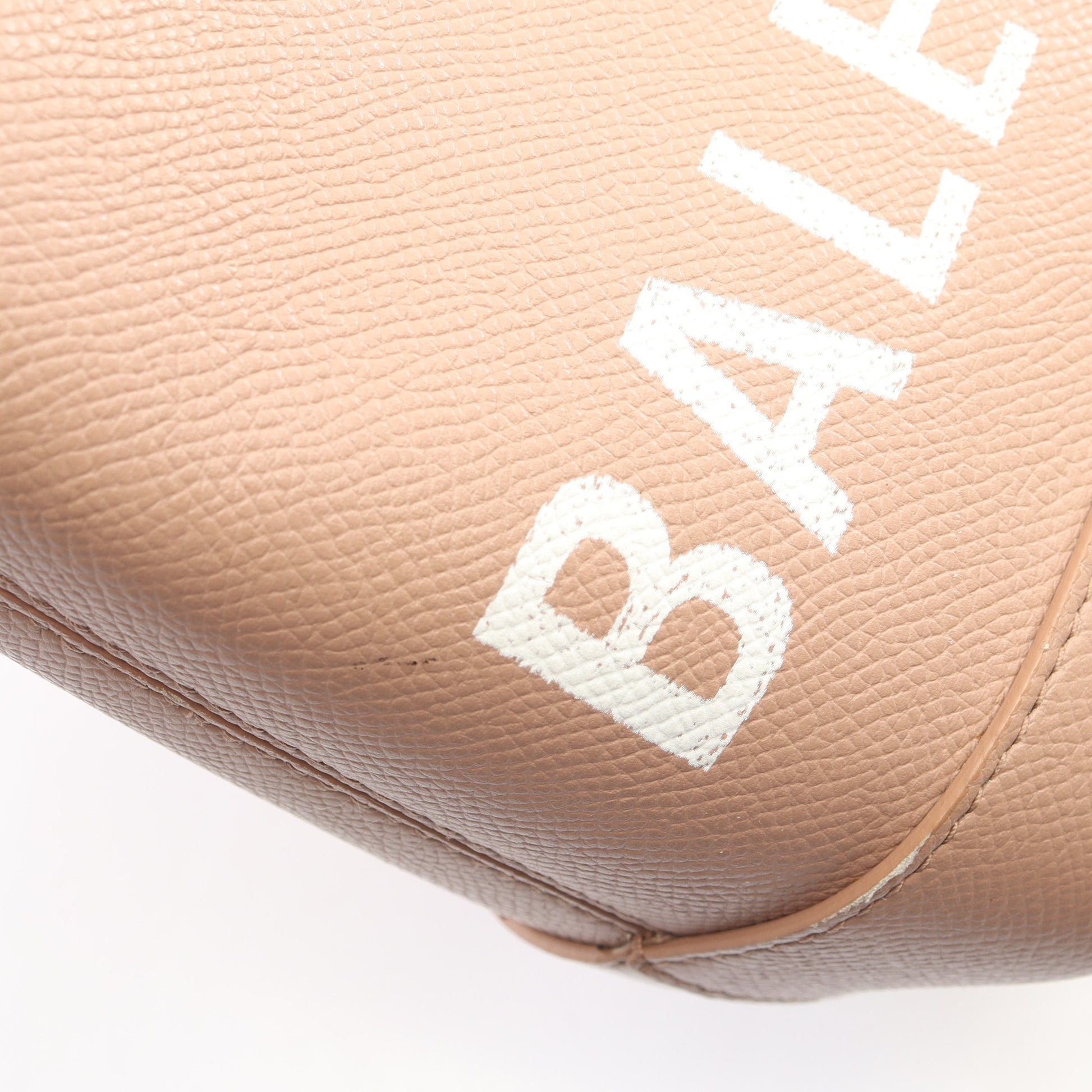 ヴィルXXS 2WAY ハンドバッグ レザー ピンクベージュ バレンシアガ バッグ BALENCIAGA