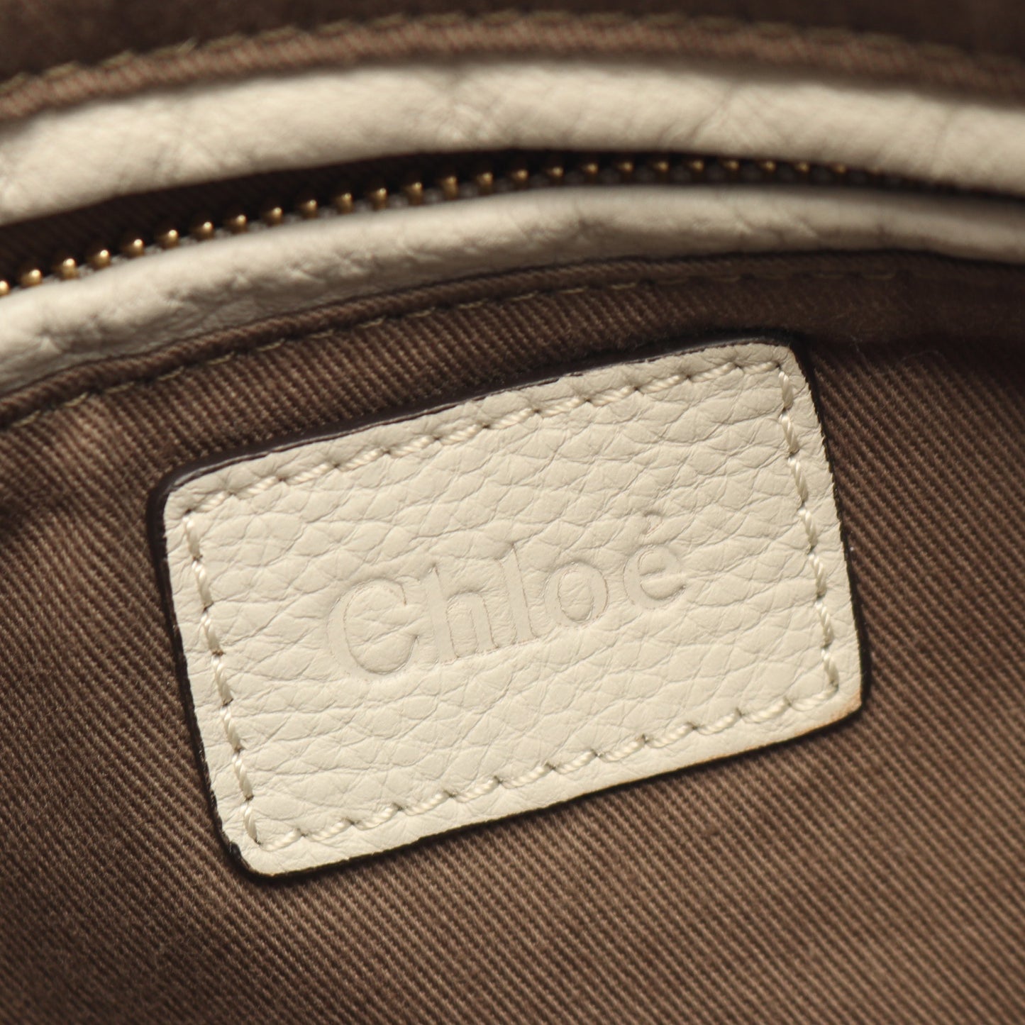 MARCIE マーシー ワンショルダーバッグ レザー ライトグレー クロエ バッグ Chloe
