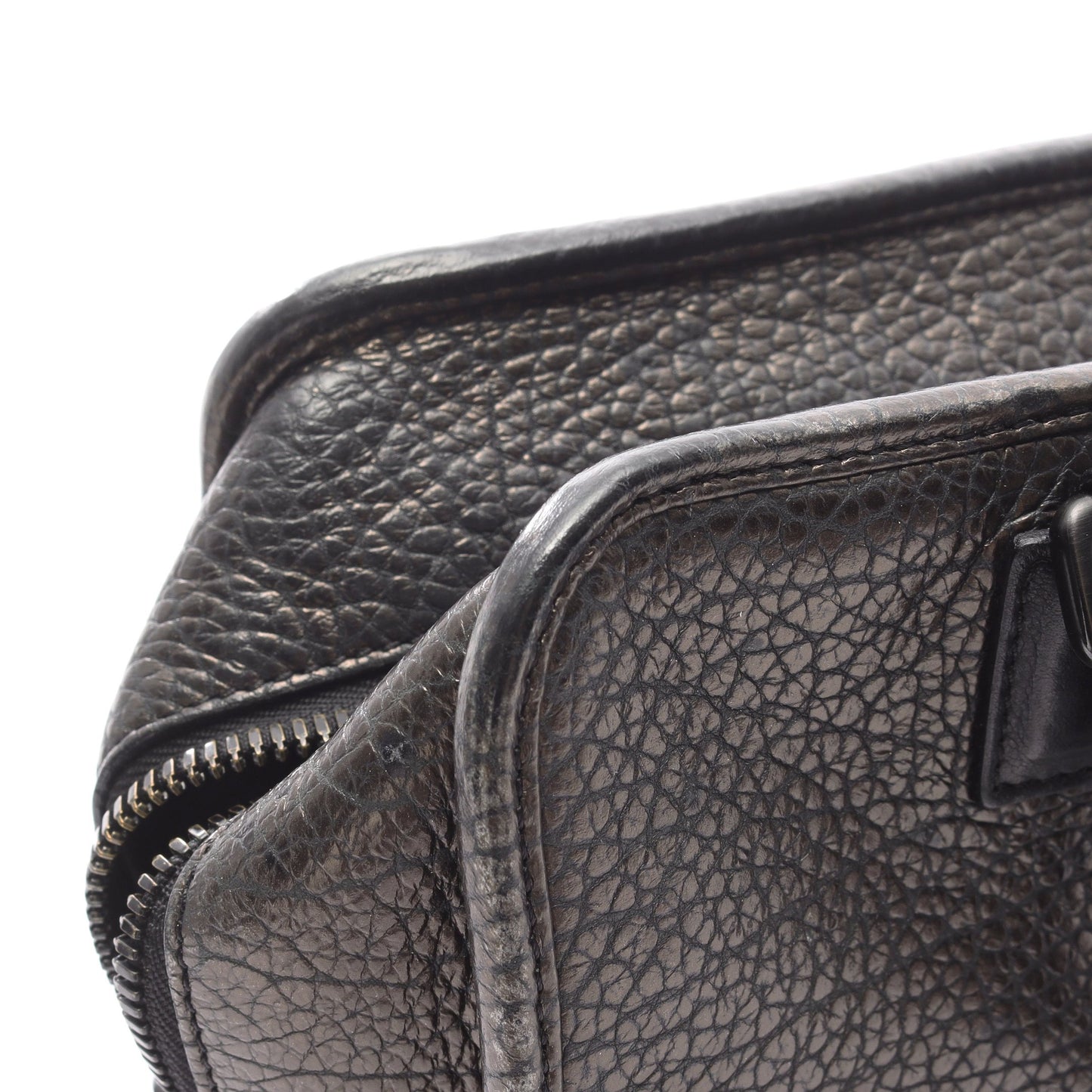 アマソナ28 ハンドバッグ レザー ダークブラウン ブラック ロエベ バッグ LOEWE