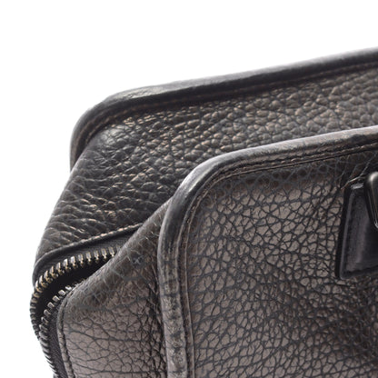 アマソナ28 ハンドバッグ レザー ダークブラウン ブラック ロエベ バッグ LOEWE