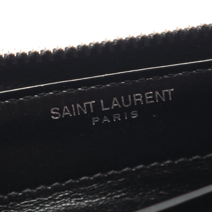 カサンドラ ラウンドファスナー長財布 レザー ブラック サンローランパリ 財布・小物 SAINT LAURENT PARIS