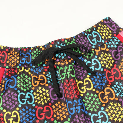 GGサイケデリック パンツ ブラック マルチカラー グッチ ボトムス GUCCI