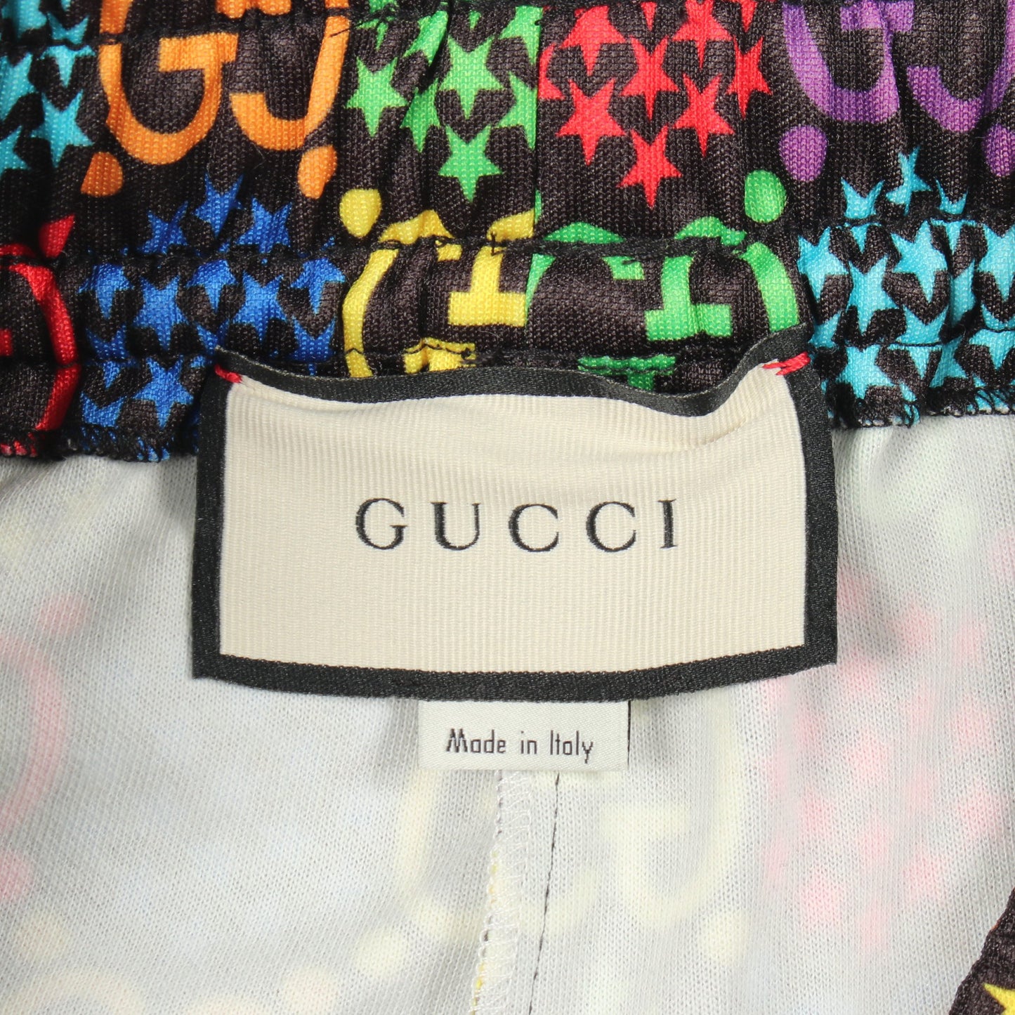 GGサイケデリック パンツ ブラック マルチカラー グッチ ボトムス GUCCI