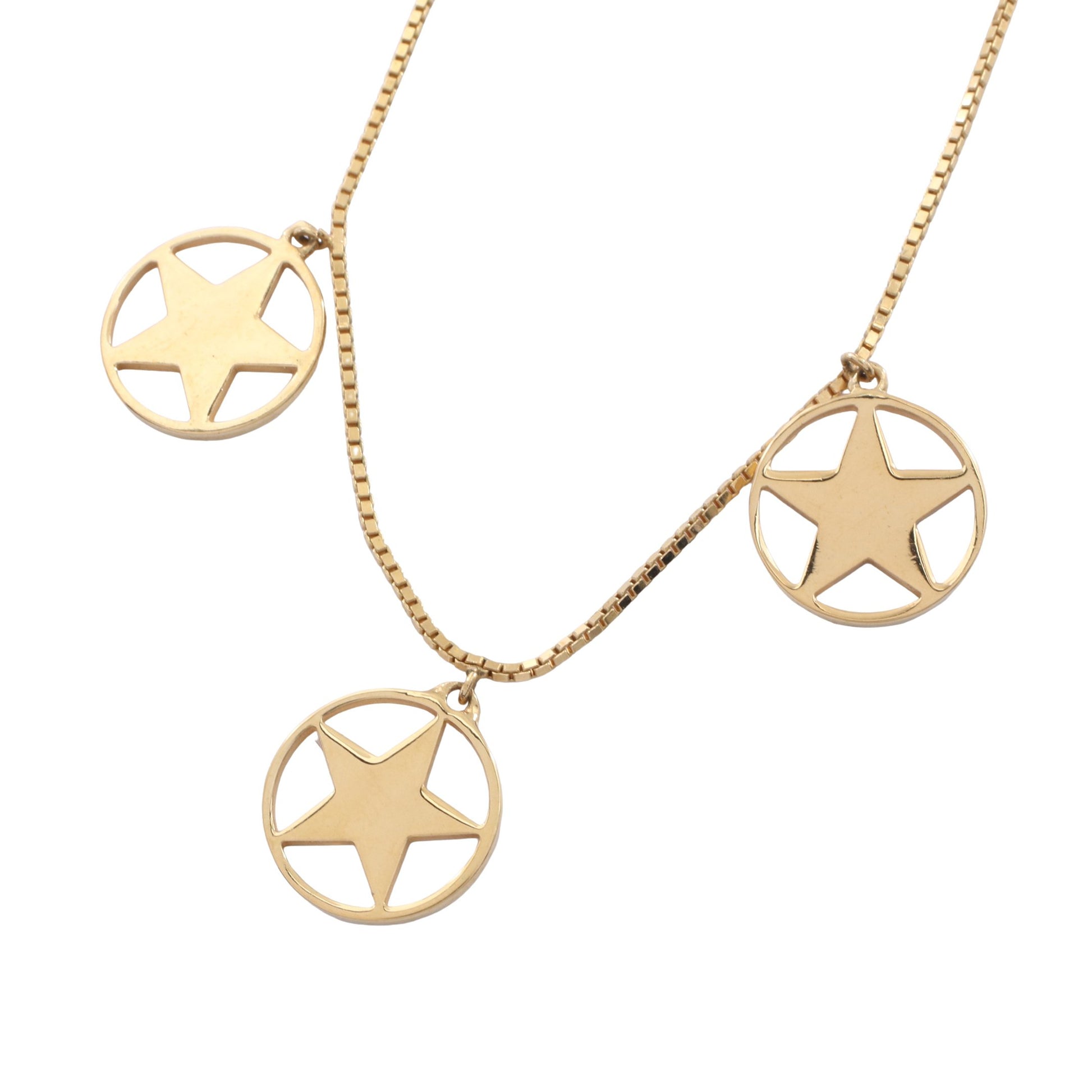 サークル スター ロゴ ネックレス GP ゴールド レッド グリーン クリスチャンディオール アクセサリー Christian Dior