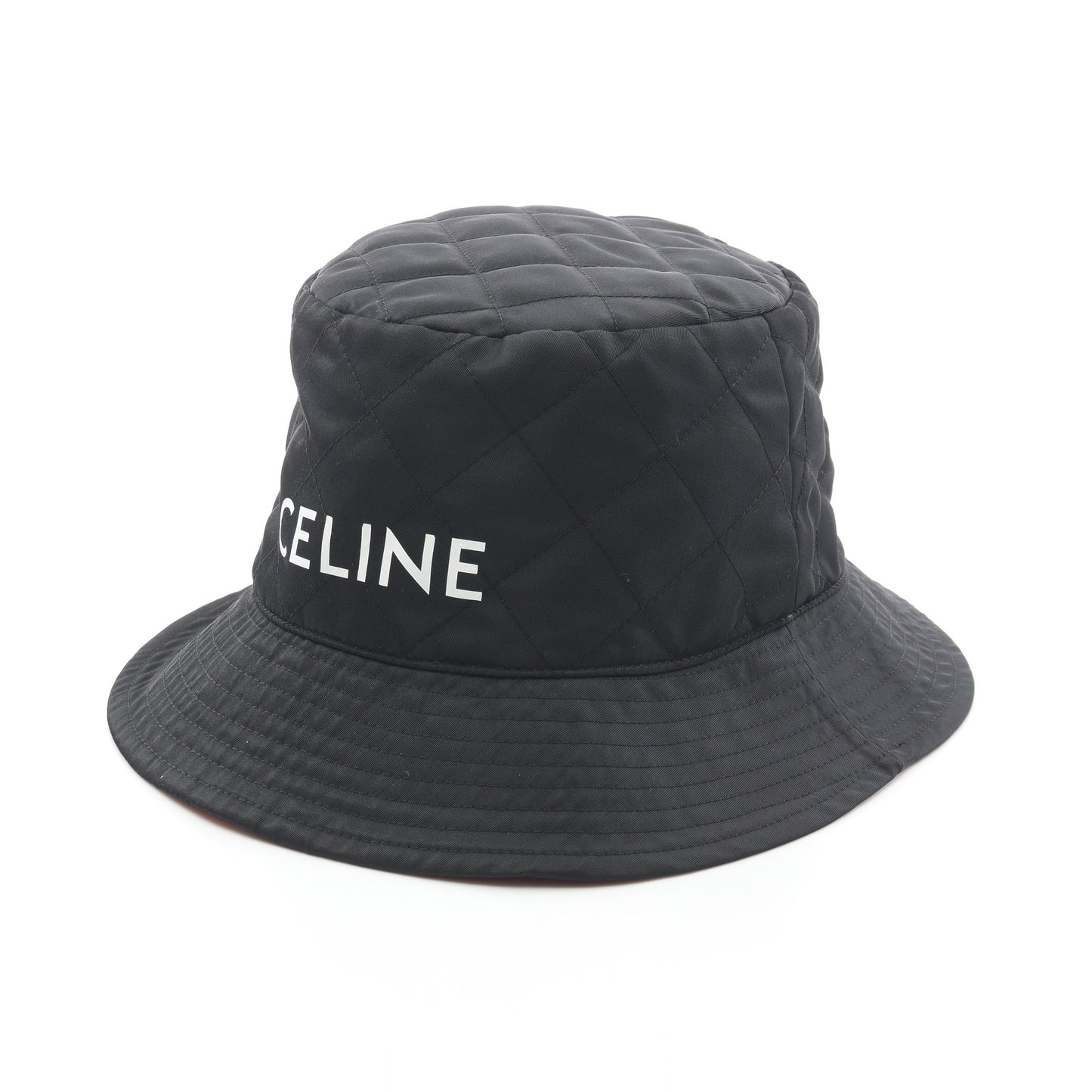 ナイロンツイル キルティング バケット 帽子 ハット ナイロン ブラック セリーヌ 財布・小物 CELINE