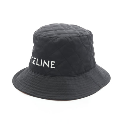 ナイロンツイル キルティング バケット 帽子 ハット ナイロン ブラック セリーヌ 財布・小物 CELINE