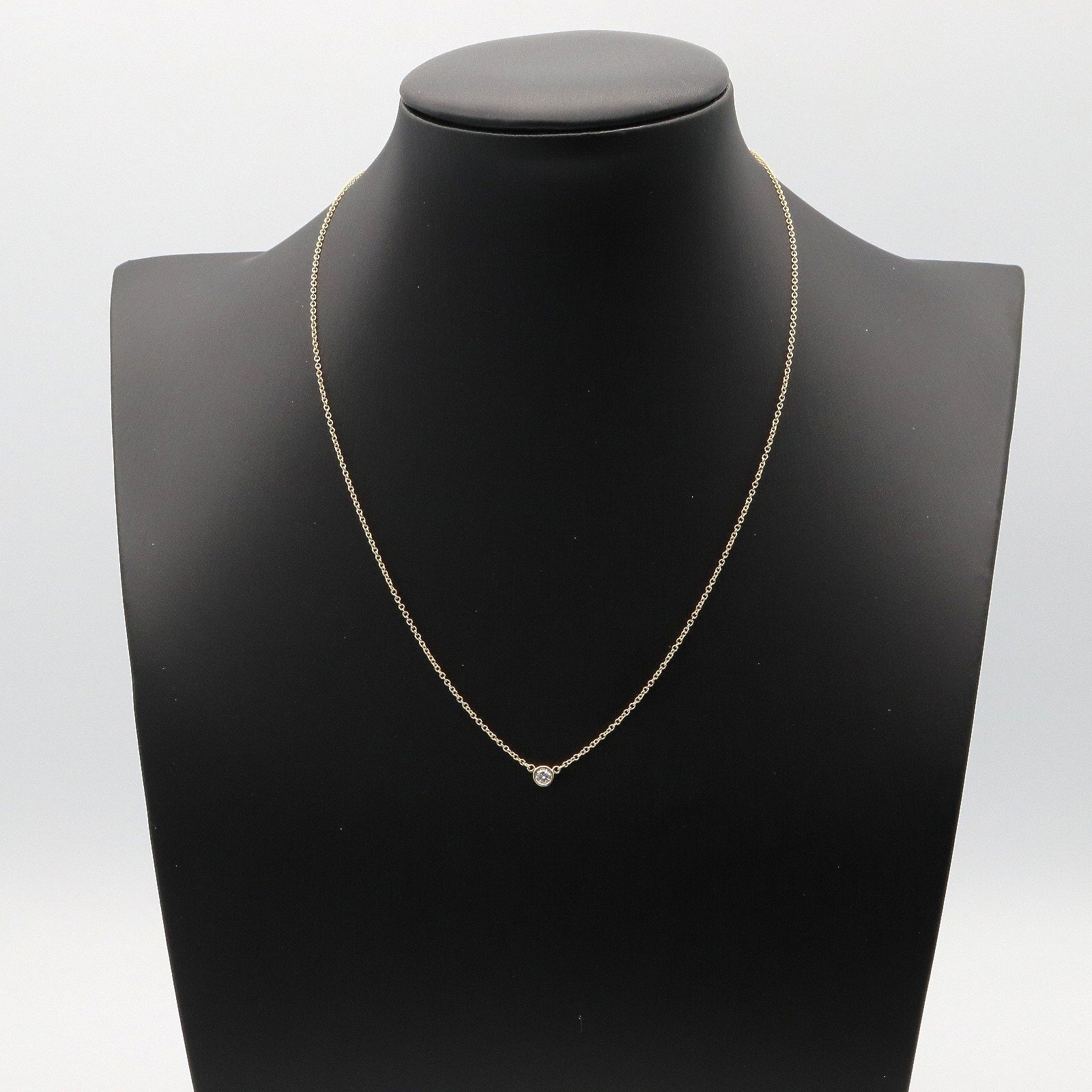 バイザヤード ネックレス ネックレス K18YG ダイヤモンド クリア イエローゴールド ティファニー アクセサリー TIFFANY & Co.