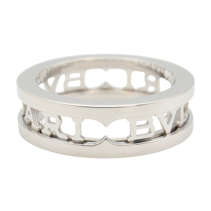 B-zero1 オープンロゴ スパイラル リング リング 指輪 K18WG シルバー ホワイトゴールド ブルガリ アクセサリー BVLGARI