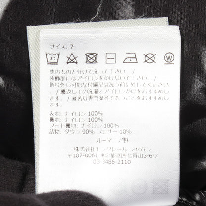 MONTEBELIAR ダウンジャケット ナイロン ブラック モンクレール アウター MONCLER