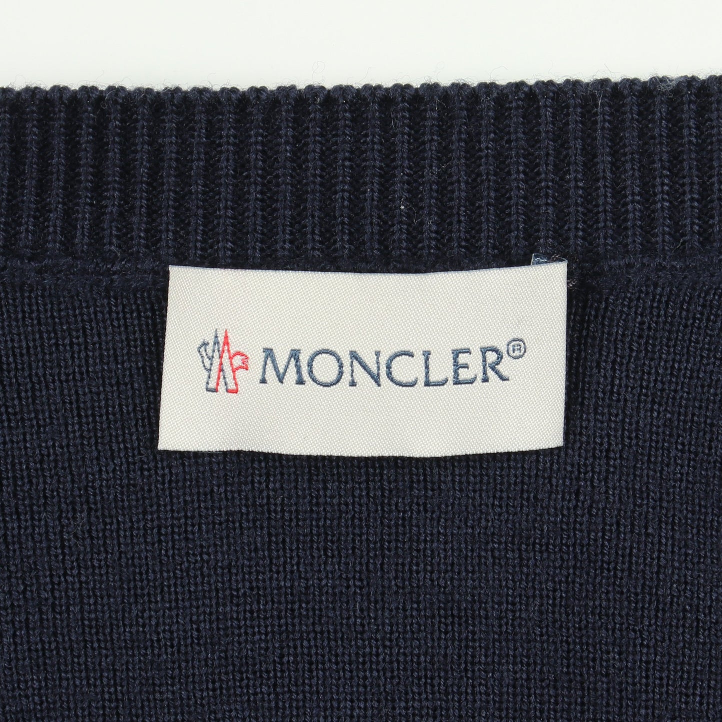 カーディガン 切替 ダウンジャケット ナイロン ウール ネイビー モンクレール アウター MONCLER