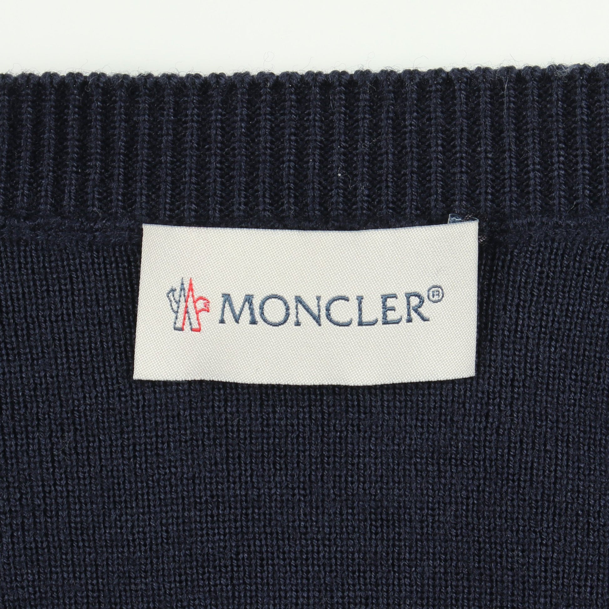 カーディガン 切替 ダウンジャケット ナイロン ウール ネイビー モンクレール アウター MONCLER