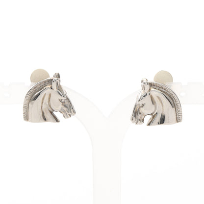 シュバル ホース イヤリング シルバー エルメス アクセサリー HERMES