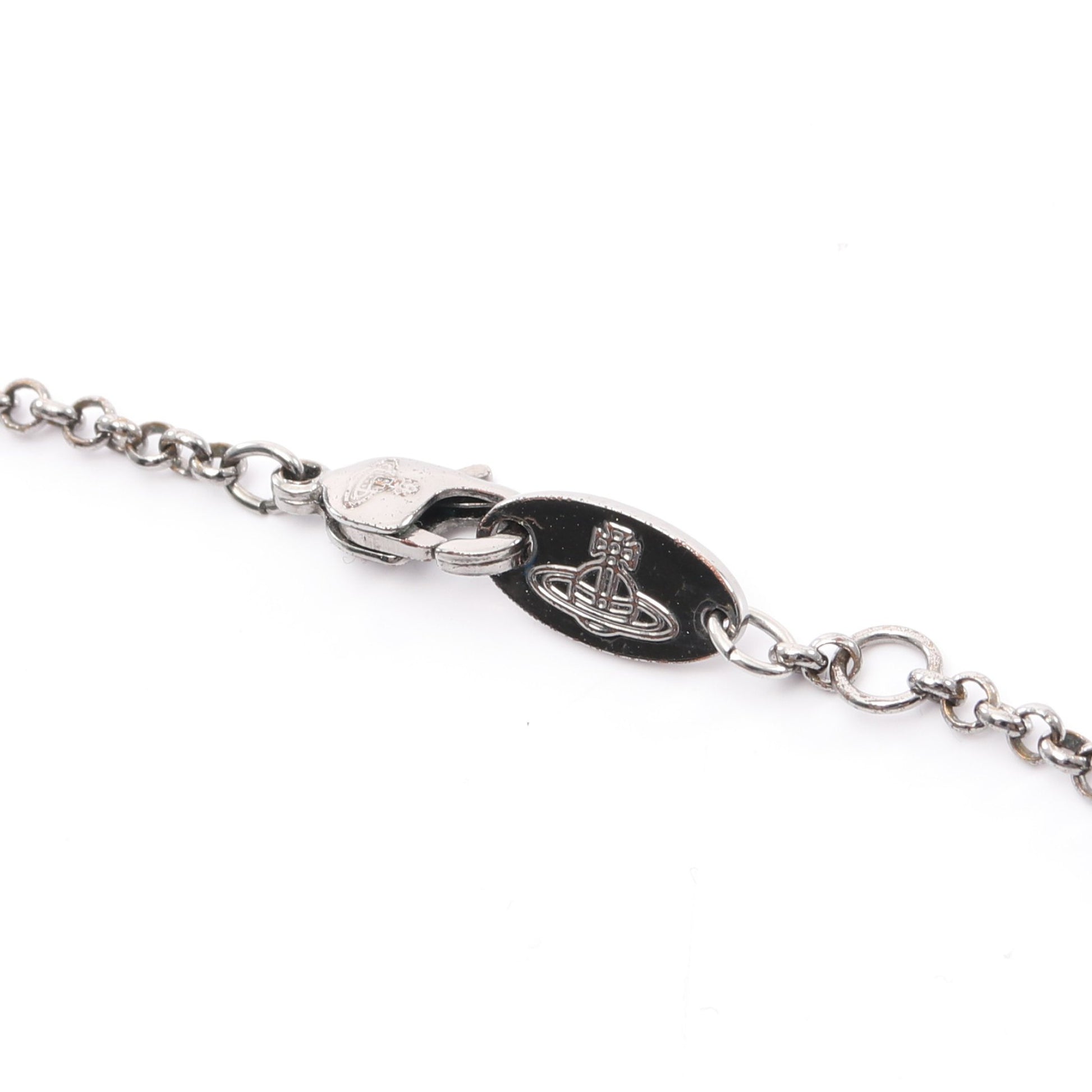 MINI BAS RELIEF ORB PENDANT ネックレス ラインストーン シルバー ヴィヴィアンウエストウッド アクセサリー Vivienne Westwood