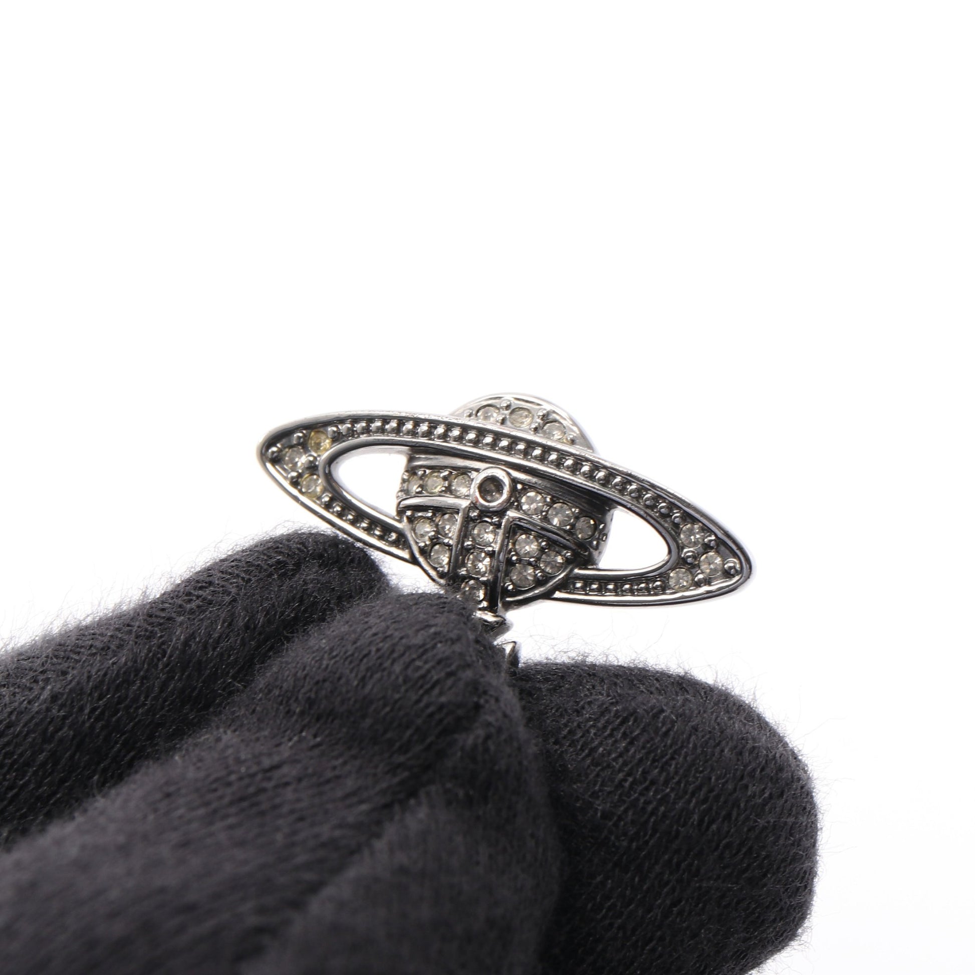 MINI BAS RELIEF ORB PENDANT ネックレス ラインストーン シルバー ヴィヴィアンウエストウッド アクセサリー Vivienne Westwood