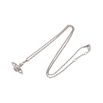 MINI BAS RELIEF ORB PENDANT ネックレス ラインストーン シルバー ヴィヴィアンウエストウッド アクセサリー Vivienne Westwood