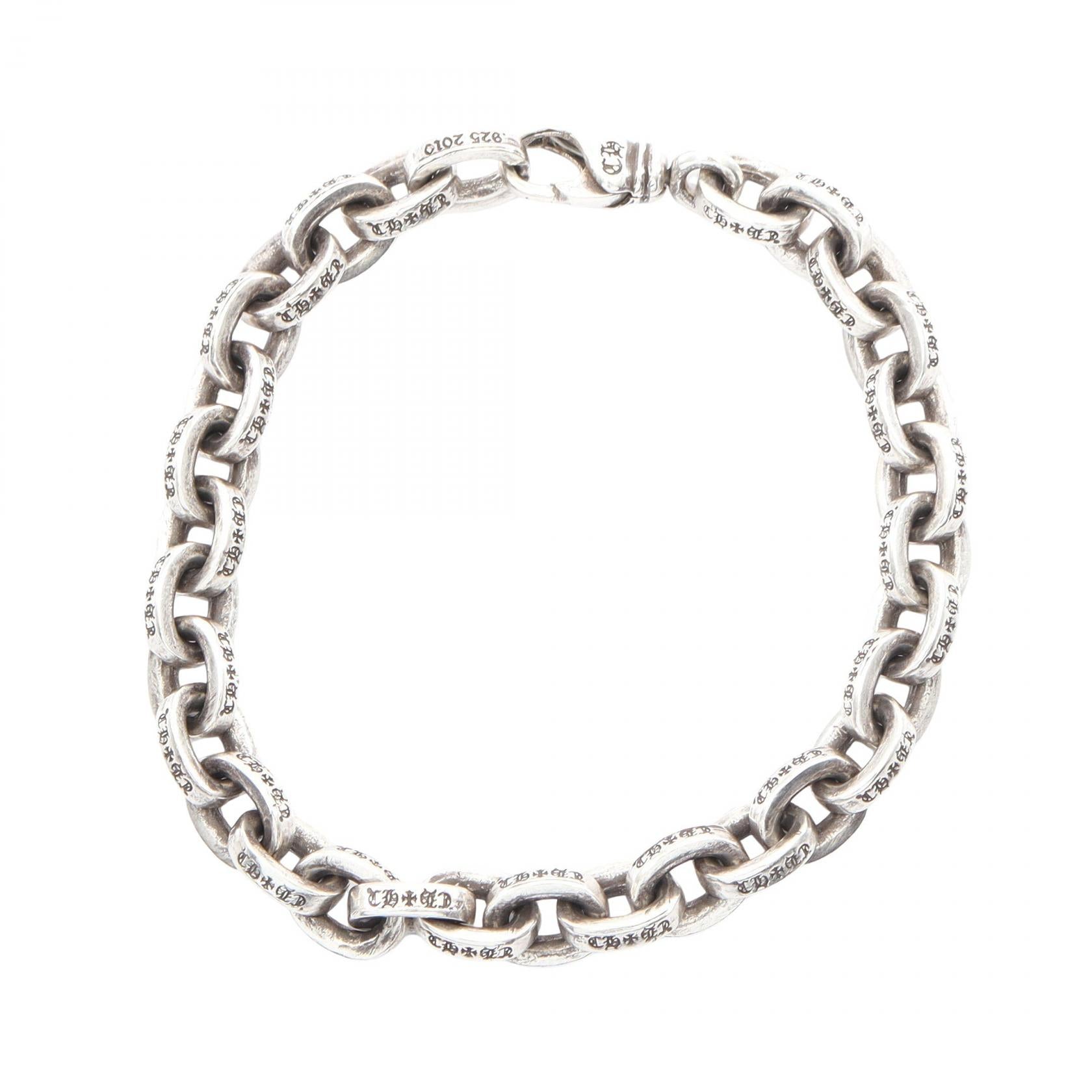 クロムハーツ　ブレスレット　ラージペーパーチェーン　シルバー　7inch 中古 CHROME HEARTS Amazon | (クロムハーツ)CHROME HEARTS ペーパー チェーン ラージ