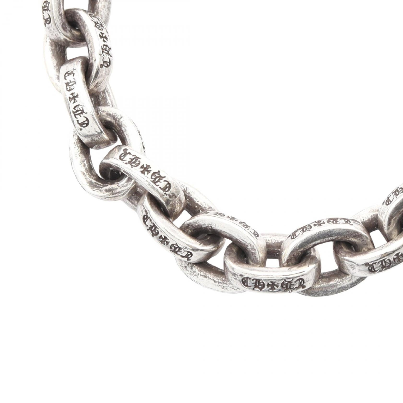 クロムハーツ　ブレスレット　ラージペーパーチェーン　シルバー　7inch 中古 CHROME HEARTS Chrome Hearts - 【中古】 CHROME HEARTS クロムハーツ ラージペーパー