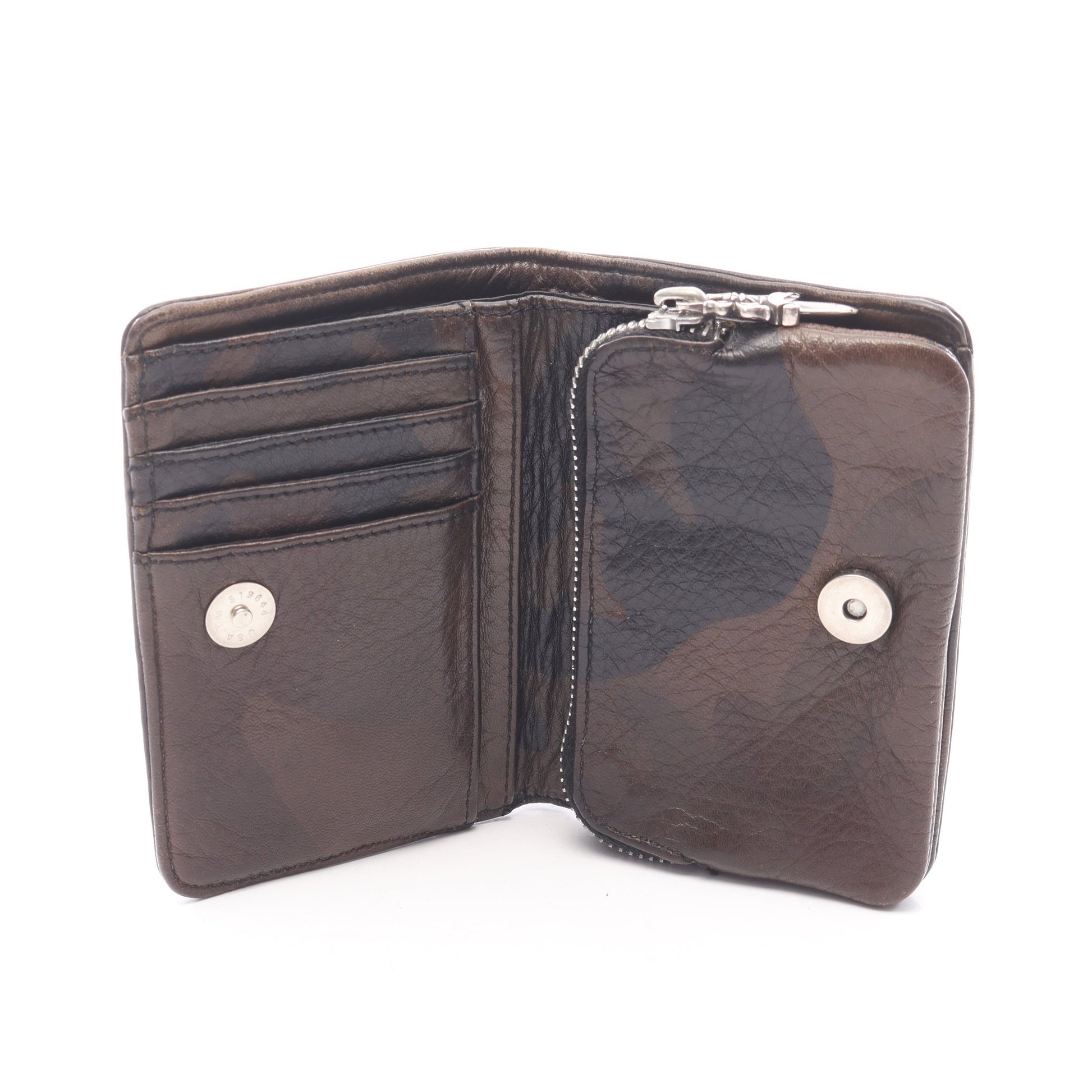 JOEY カモフラージュ 二つ折り財布 レザー ブラック クロムハーツ 財布・小物 Chrome Hearts