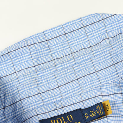 チェック ボタンダウン シャツ コットン ライトブルー マルチカラー ポロラルフローレン トップス Polo Ralph Lauren