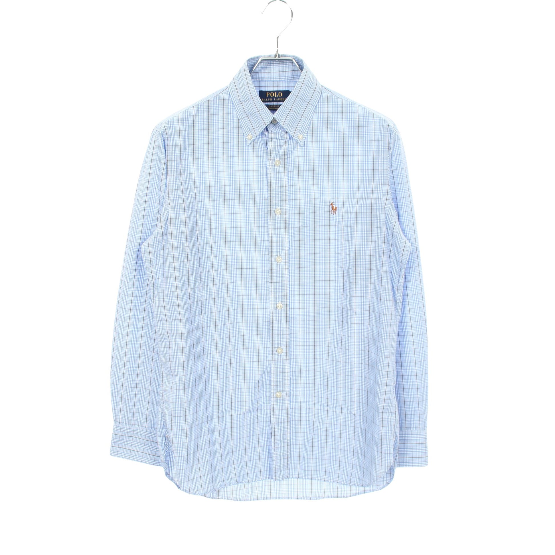 チェック ボタンダウン シャツ コットン ライトブルー マルチカラー ポロラルフローレン トップス Polo Ralph Lauren