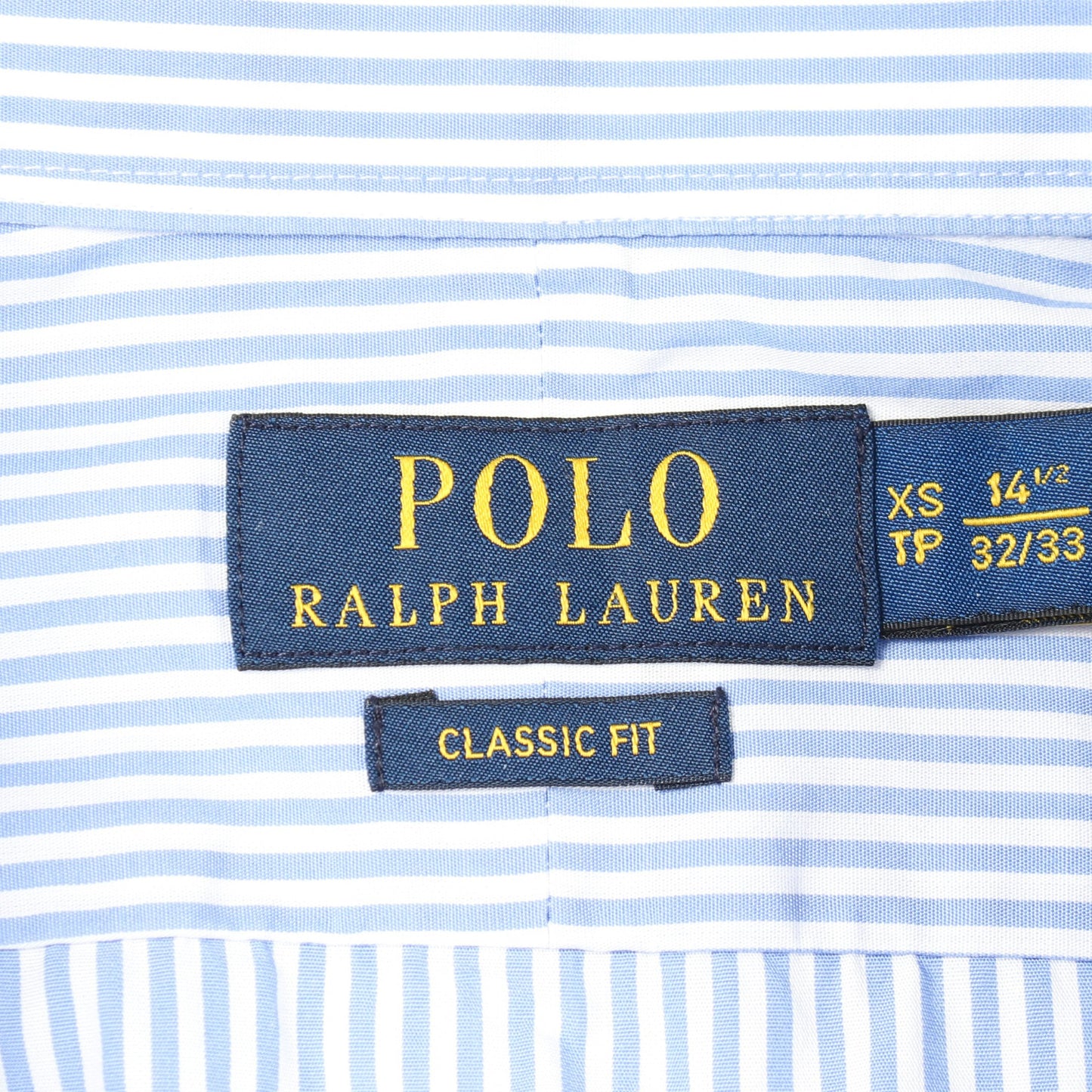 クラシックフィット ストライプ シャツ コットン ホワイト ライトブルー ポロラルフローレン トップス Polo Ralph Lauren