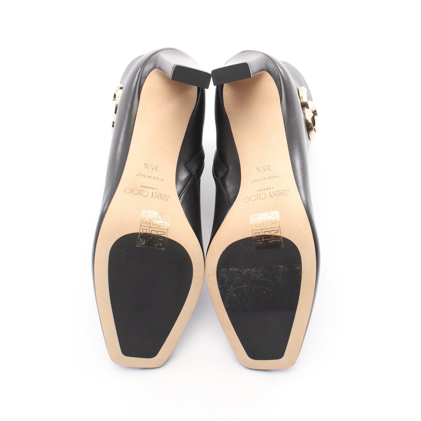 MINORI JCロゴ ブーツ レザー ブラック ジミーチュウ シューズ JIMMY CHOO