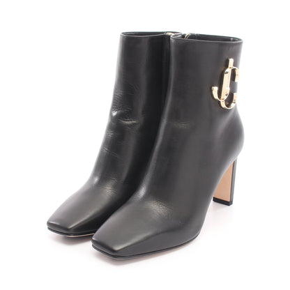 MINORI JCロゴ ブーツ レザー ブラック ジミーチュウ シューズ JIMMY CHOO