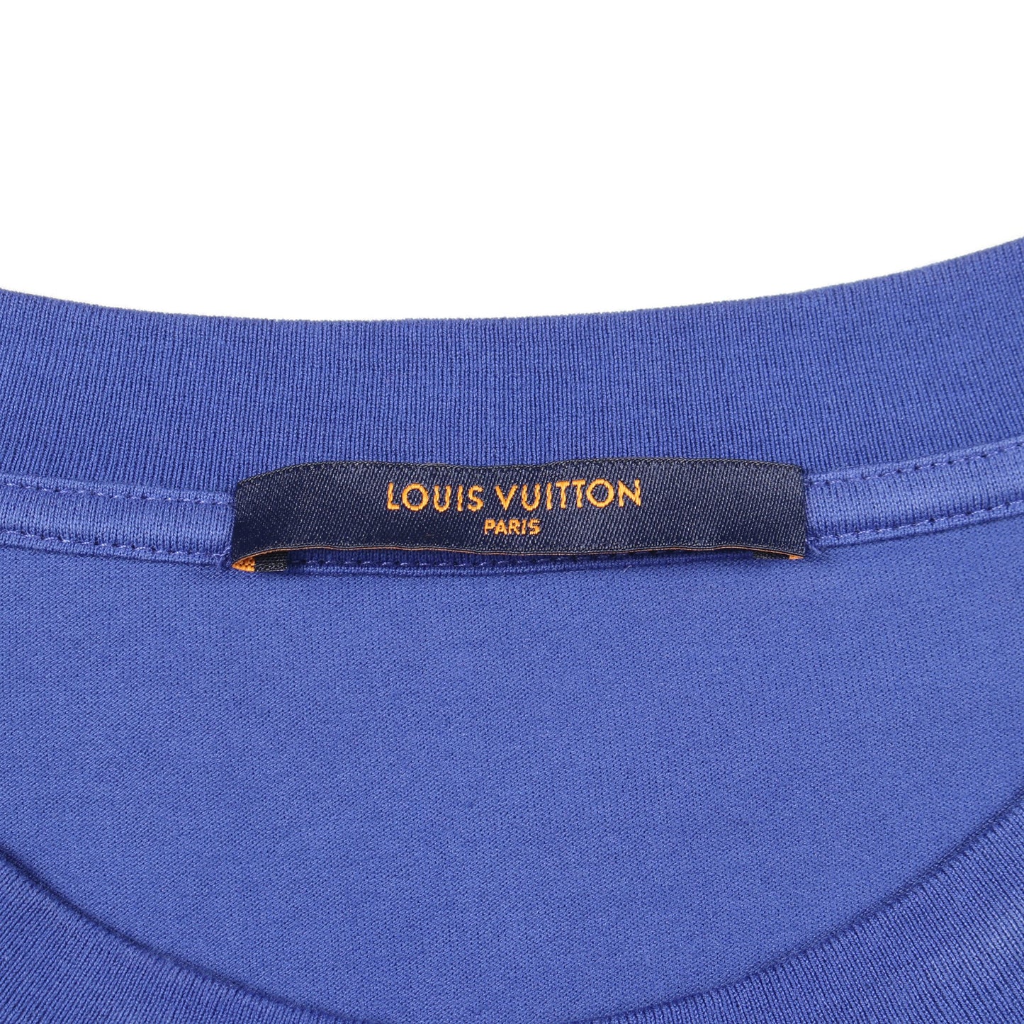 モノグラムグラディエント グラデーション 半袖Tシャツ コットン ブルー ホワイト ルイヴィトン トップス LOUIS VUITTON