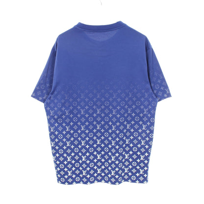 モノグラムグラディエント グラデーション 半袖Tシャツ コットン ブルー ホワイト ルイヴィトン トップス LOUIS VUITTON