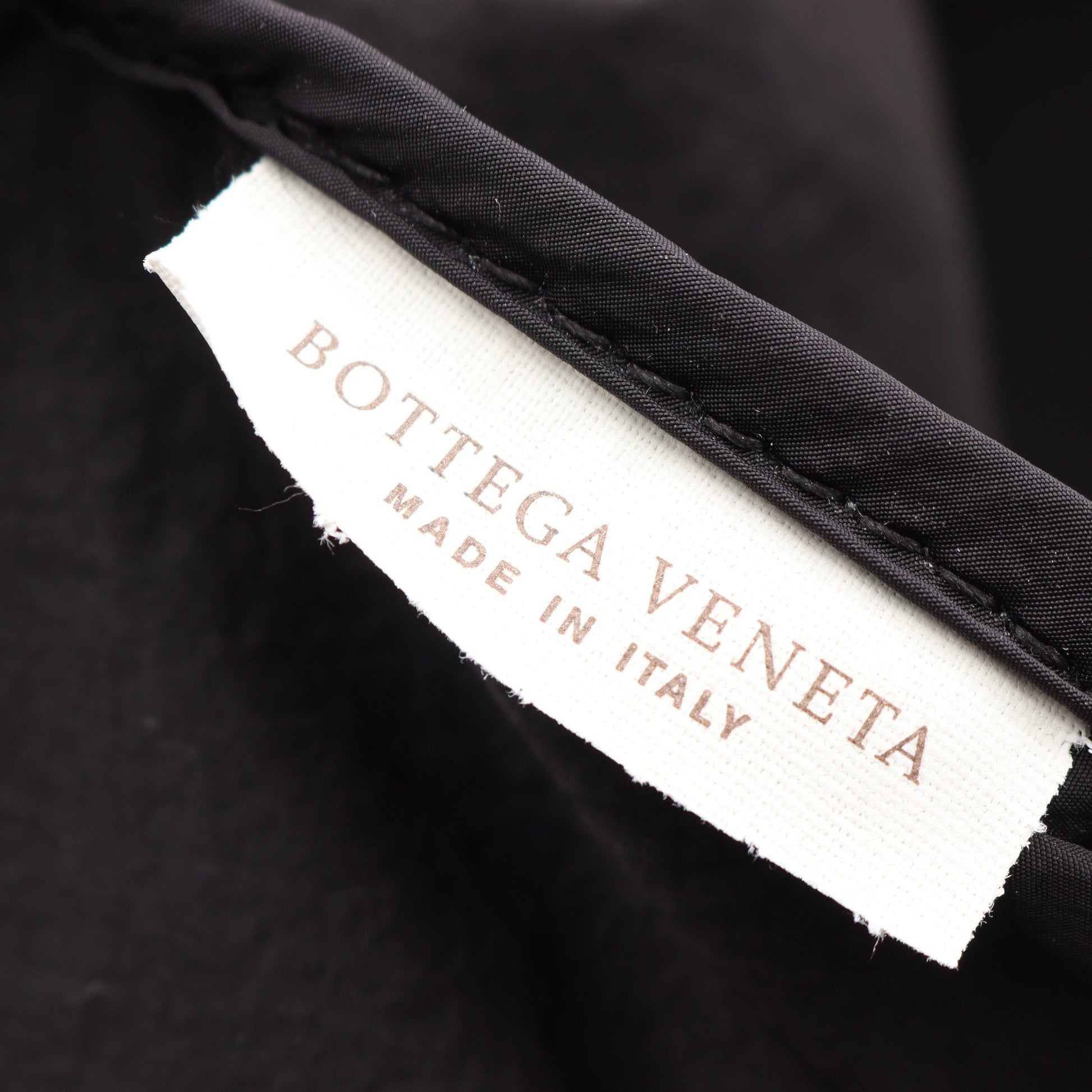 イントレチャート 2WAY ボストンバッグ ナイロン レザー ブラック ボッテガヴェネタ バッグ BOTTEGA VENETA