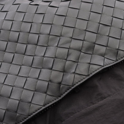 イントレチャート 2WAY ボストンバッグ ナイロン レザー ブラック ボッテガヴェネタ バッグ BOTTEGA VENETA