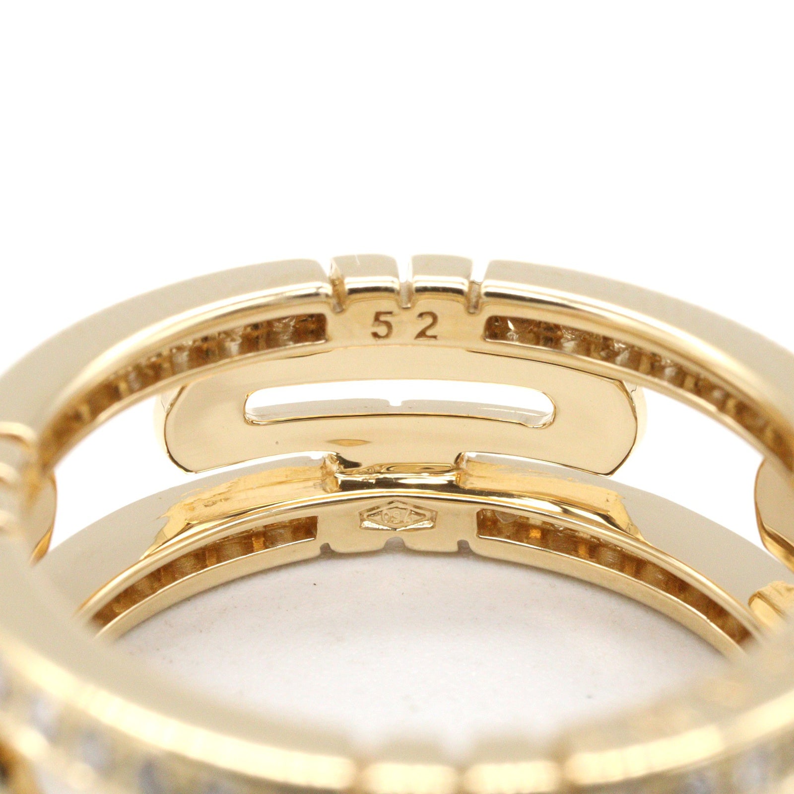 パレンテシ スモール ダイヤ リング リング 指輪 K18YG ダイヤモンド イエローゴールド クリア ブルガリ アクセサリー BVLGARI