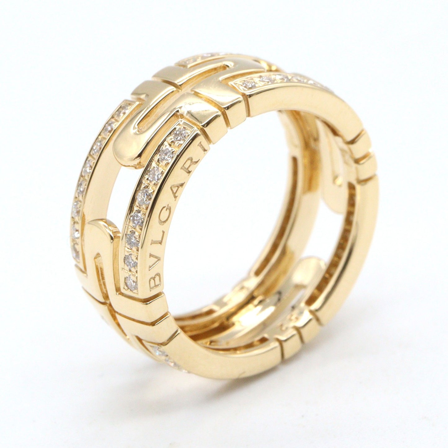 パレンテシ スモール ダイヤ リング リング 指輪 K18YG ダイヤモンド イエローゴールド クリア ブルガリ アクセサリー BVLGARI