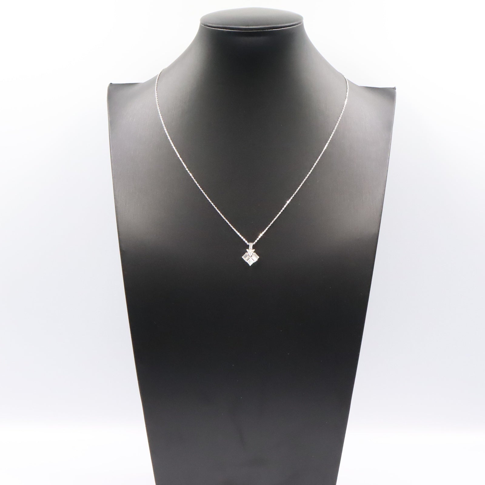 ダイヤ リフレクション ネックレス ネックレス K18WG ダイヤモンド