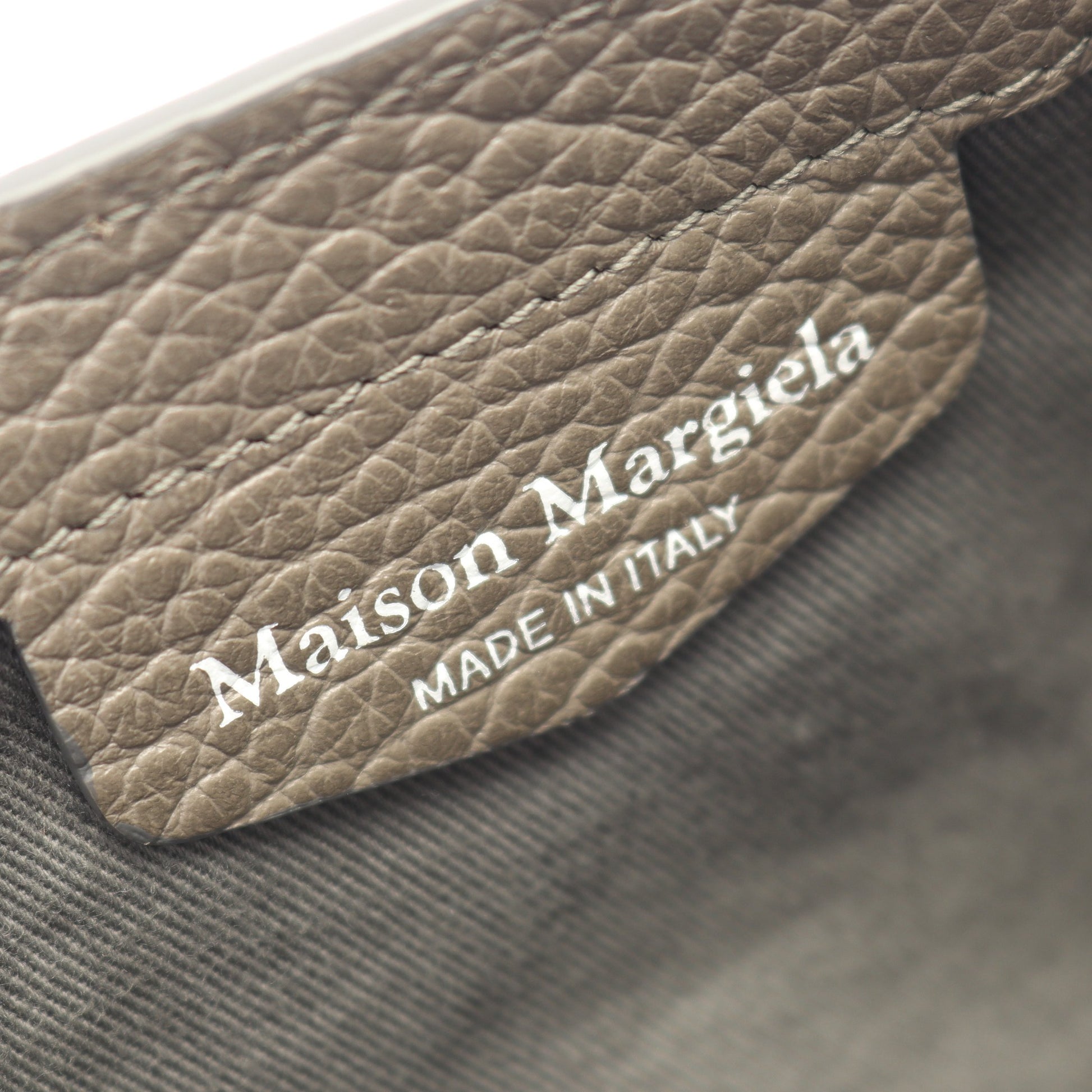 5AC 2WAY ハンドバッグ トートバッグ キャンバス レザー グレー メゾンマルジェラ11 バッグ Maison Margiela 11