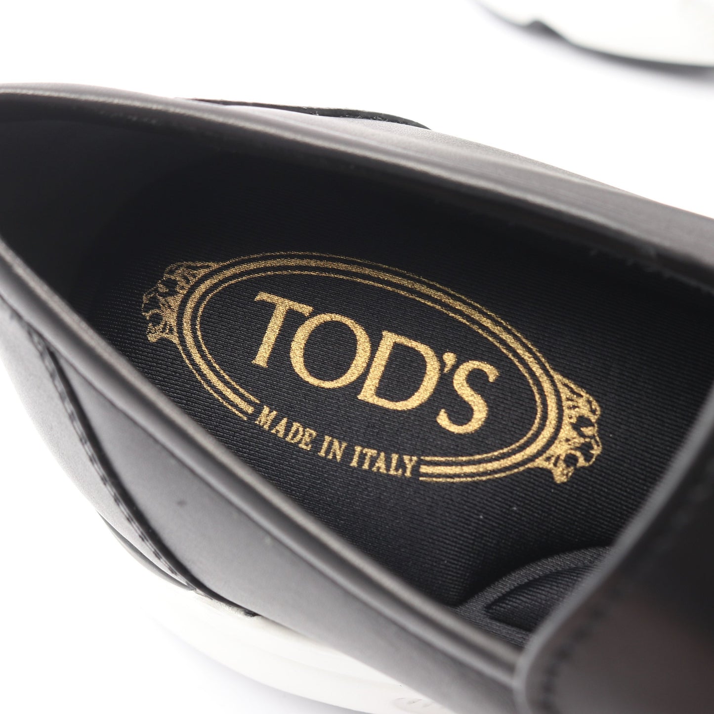 ローファー スニーカー レザー ブラック トッズ シューズ TOD'S