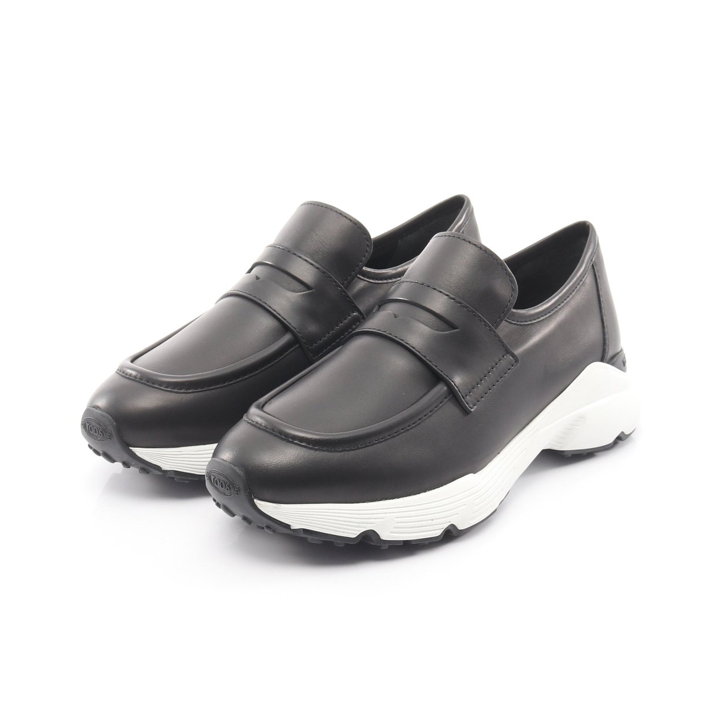 ローファー スニーカー レザー ブラック トッズ シューズ TOD'S