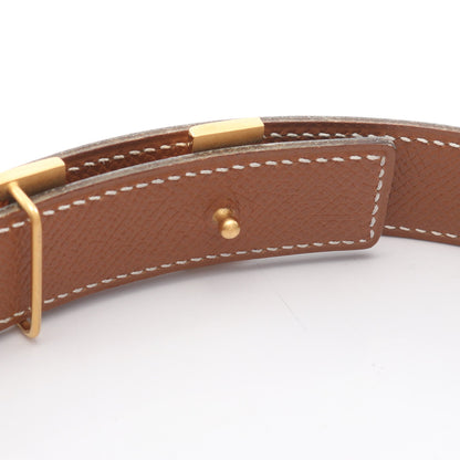 コンスタンス Hベルト リバーシブル ベルト レザー ブラック ゴールド金具 □A刻印 エルメス 財布・小物 HERMES