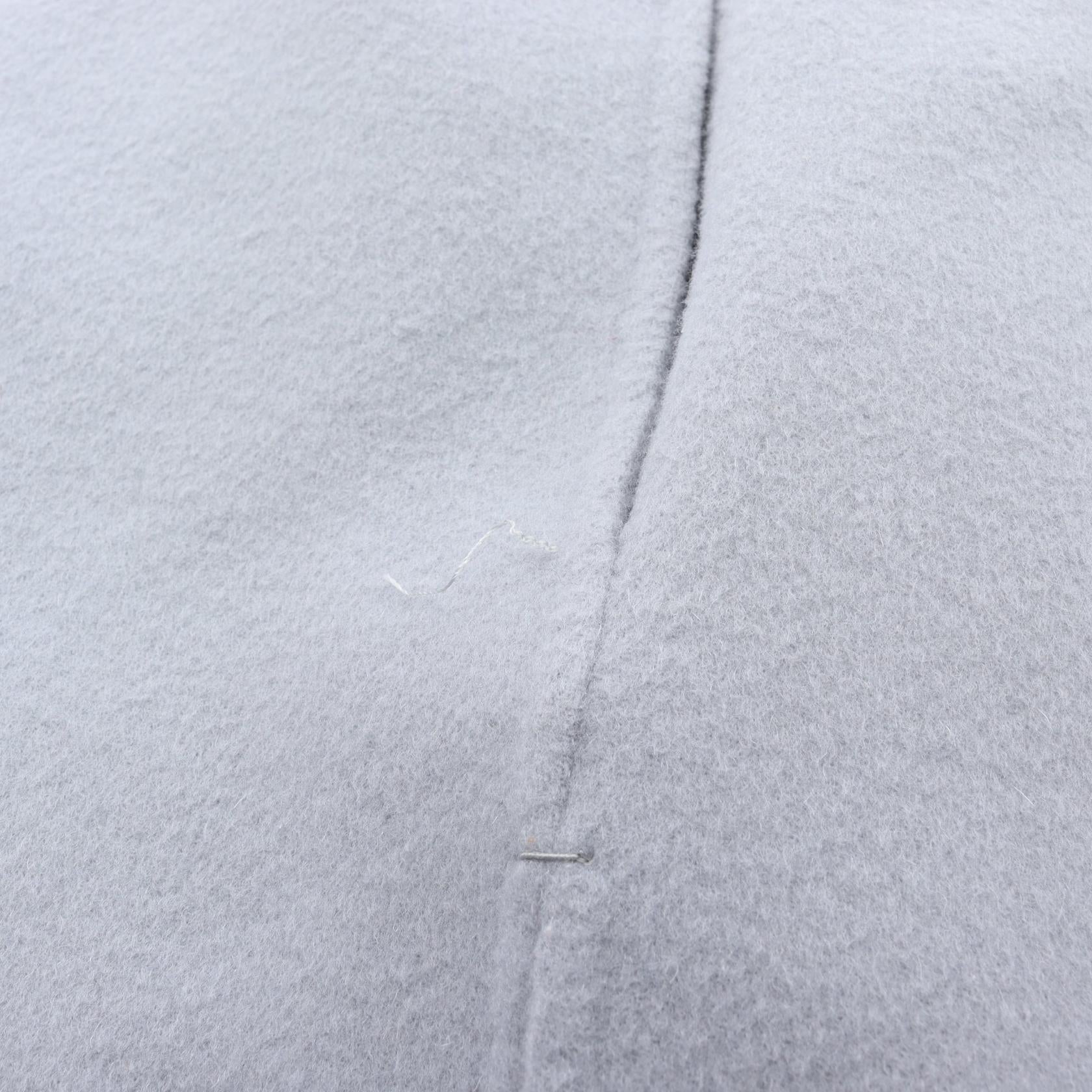 CUCITO A MANO フード付き コート ウール ライトブルー マックスマーラウィークエンド アウター Max Mara Weekend