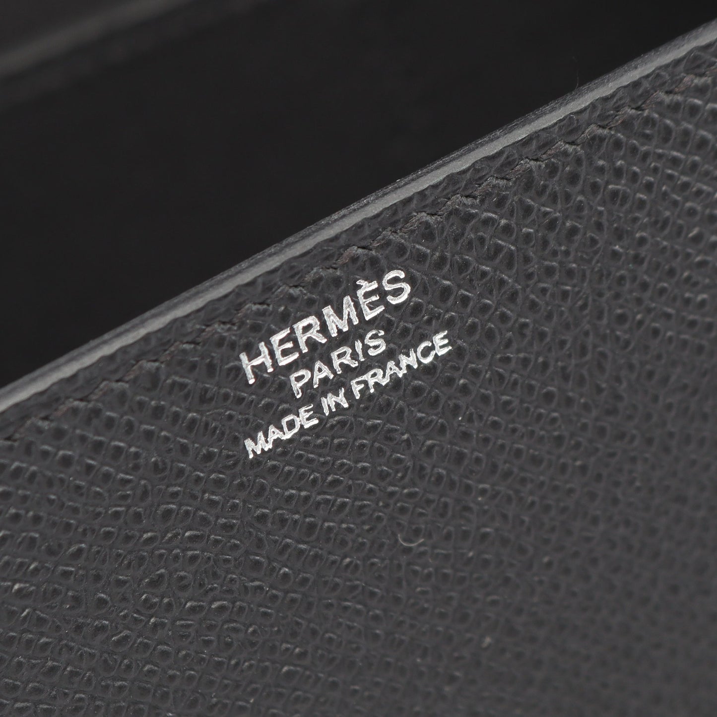 デッラ カヴァッレリア ミニ ショルダーバッグ ヴォーエプソン ブラック シルバー金具 K刻印 エルメス