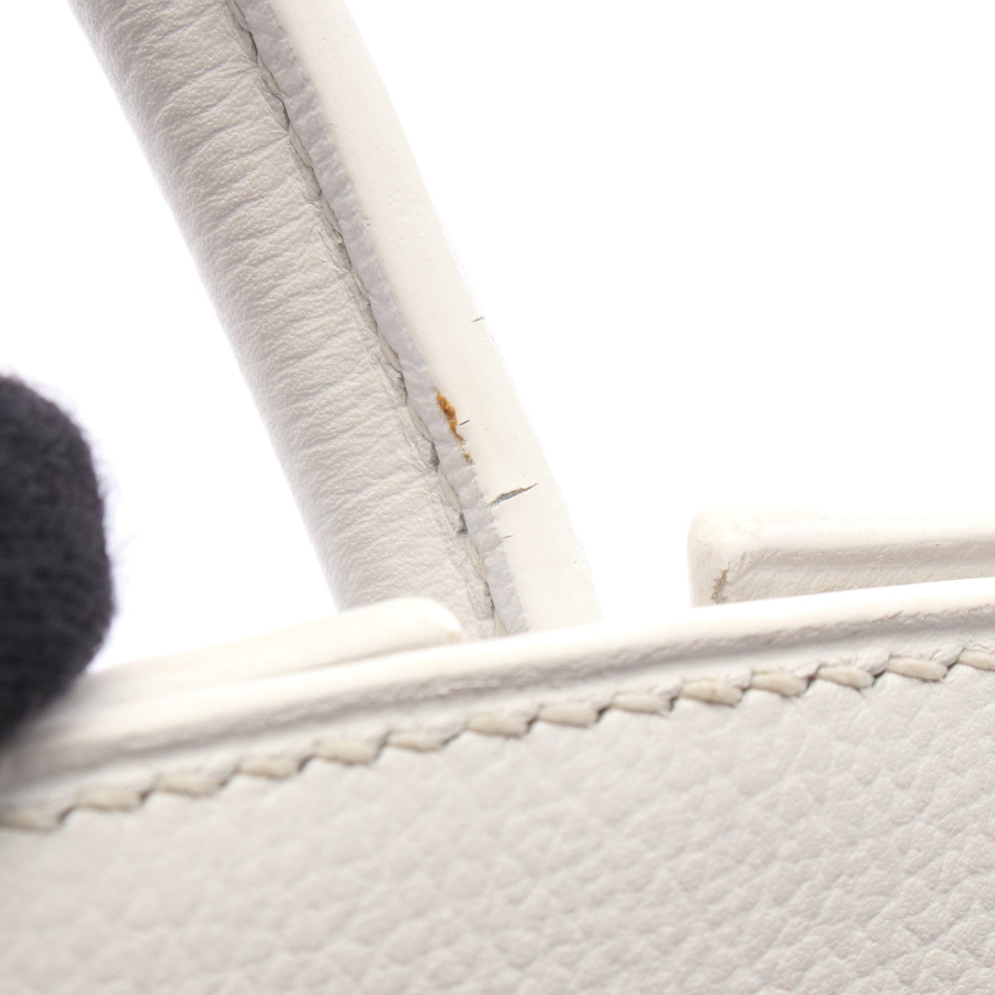 ダルヴィMM ハンドバッグ ヴォーグレネ ホワイト シルバー金具 □C刻印 エルメス バッグ HERMES