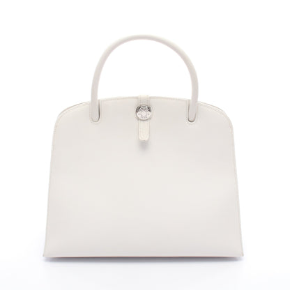 ダルヴィMM ハンドバッグ ヴォーグレネ ホワイト シルバー金具 □C刻印 エルメス バッグ HERMES