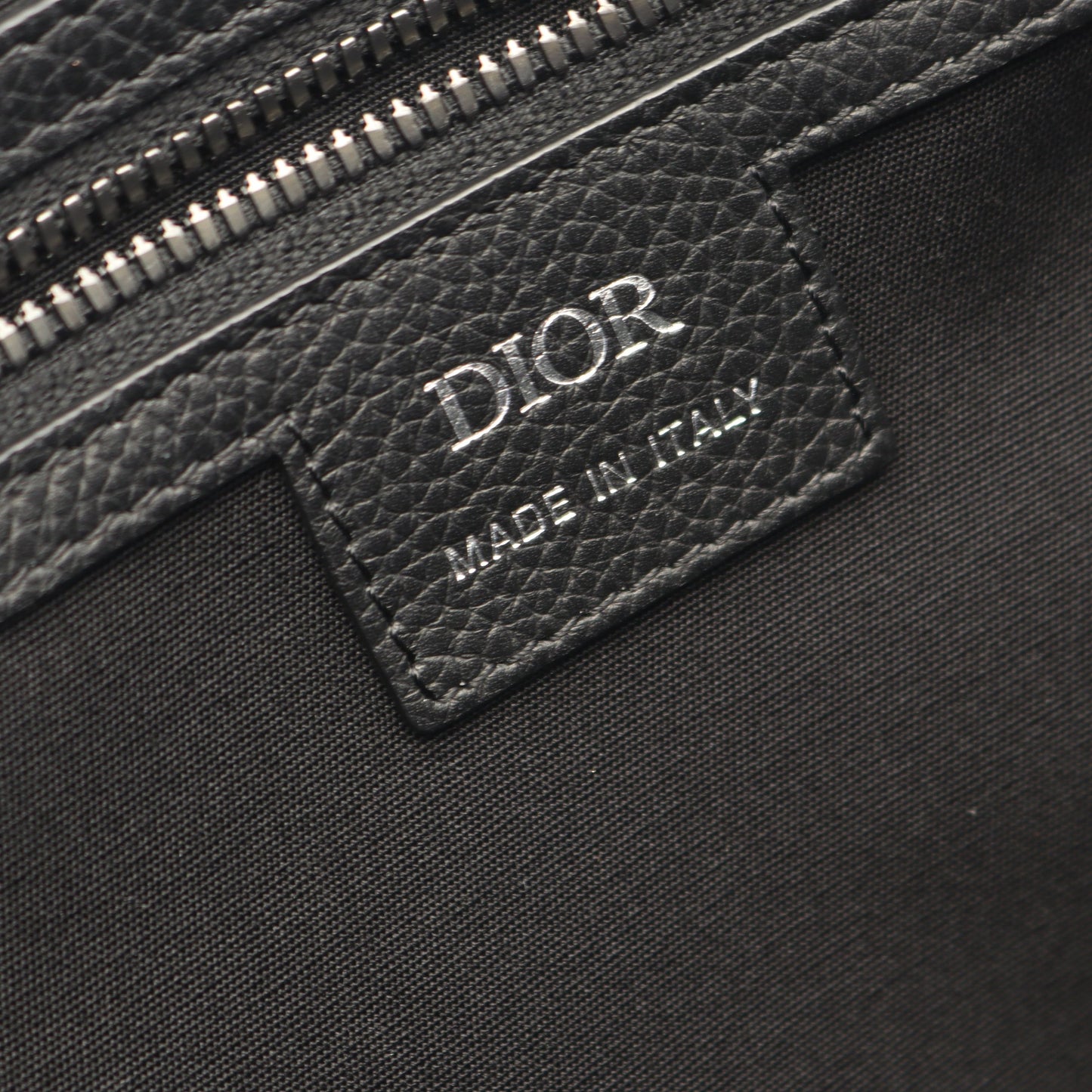 Weekender 40 ウィークエンダー オブリーク ジャカード 2WAY ボストンバッグ キャンバス レザー ブラック クリスチャンディオール バッグ Christian Dior