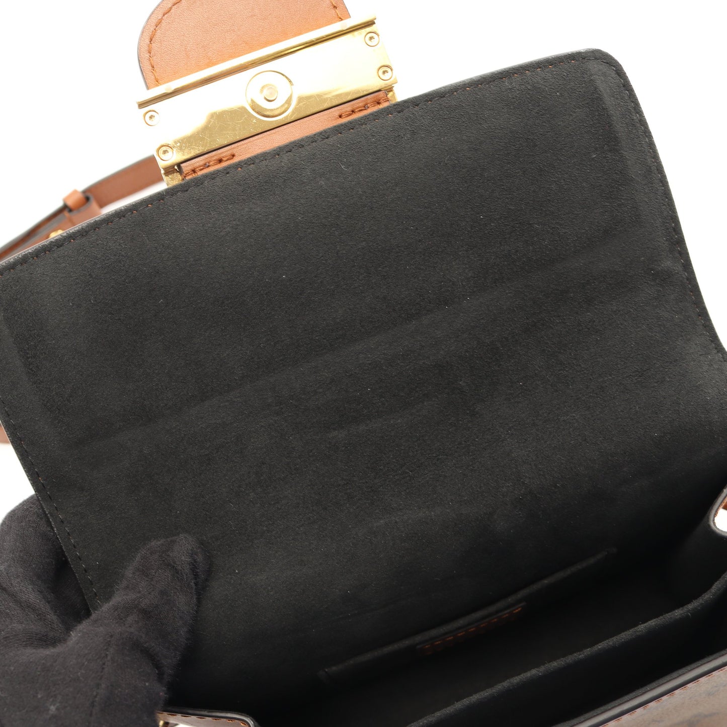 ドーフィーヌ MINI モノグラムリバース ショルダーバッグ PVC レザー ブラウン ベージュ ルイヴィトン バッグ LOUIS VUITTON