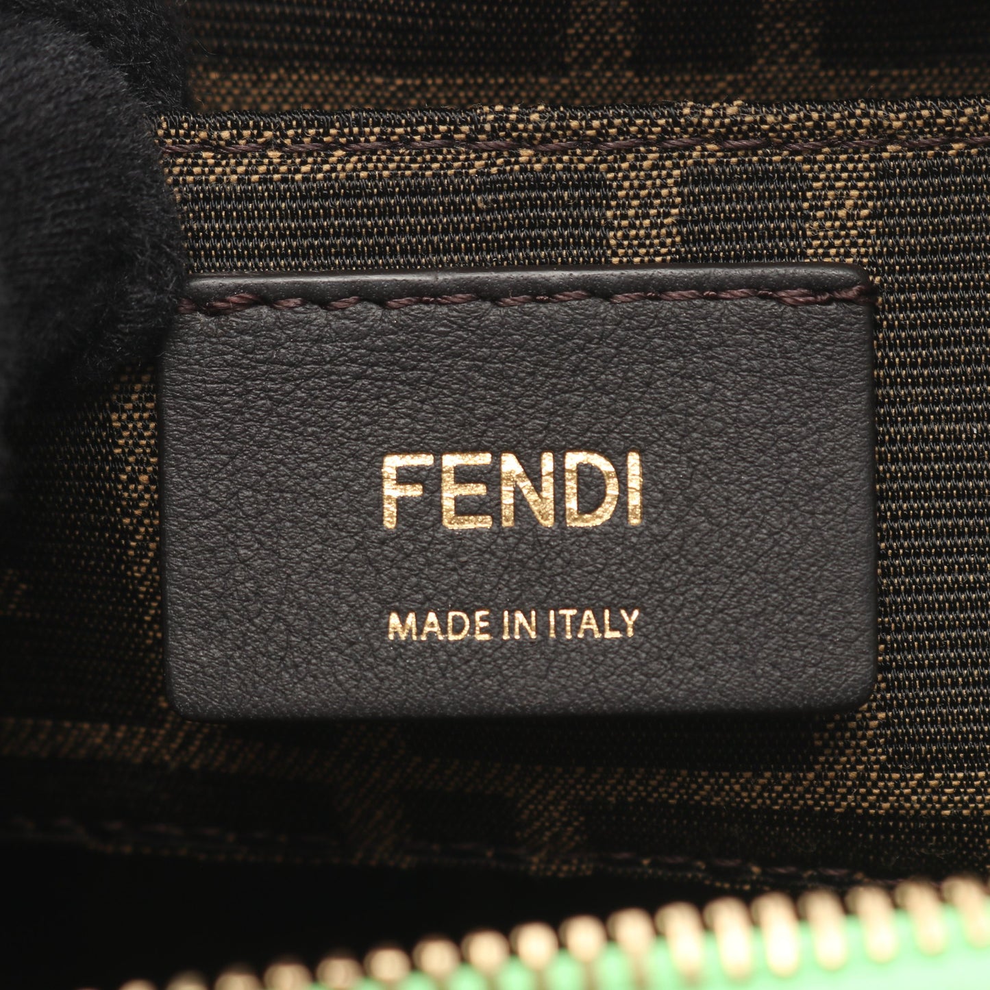 バイザウェイ ミニ 2WAY ハンドバッグ レザー ライトグリーン フェンディ バッグ FENDI