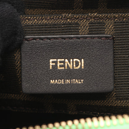 バイザウェイ ミニ 2WAY ハンドバッグ レザー ライトグリーン フェンディ バッグ FENDI
