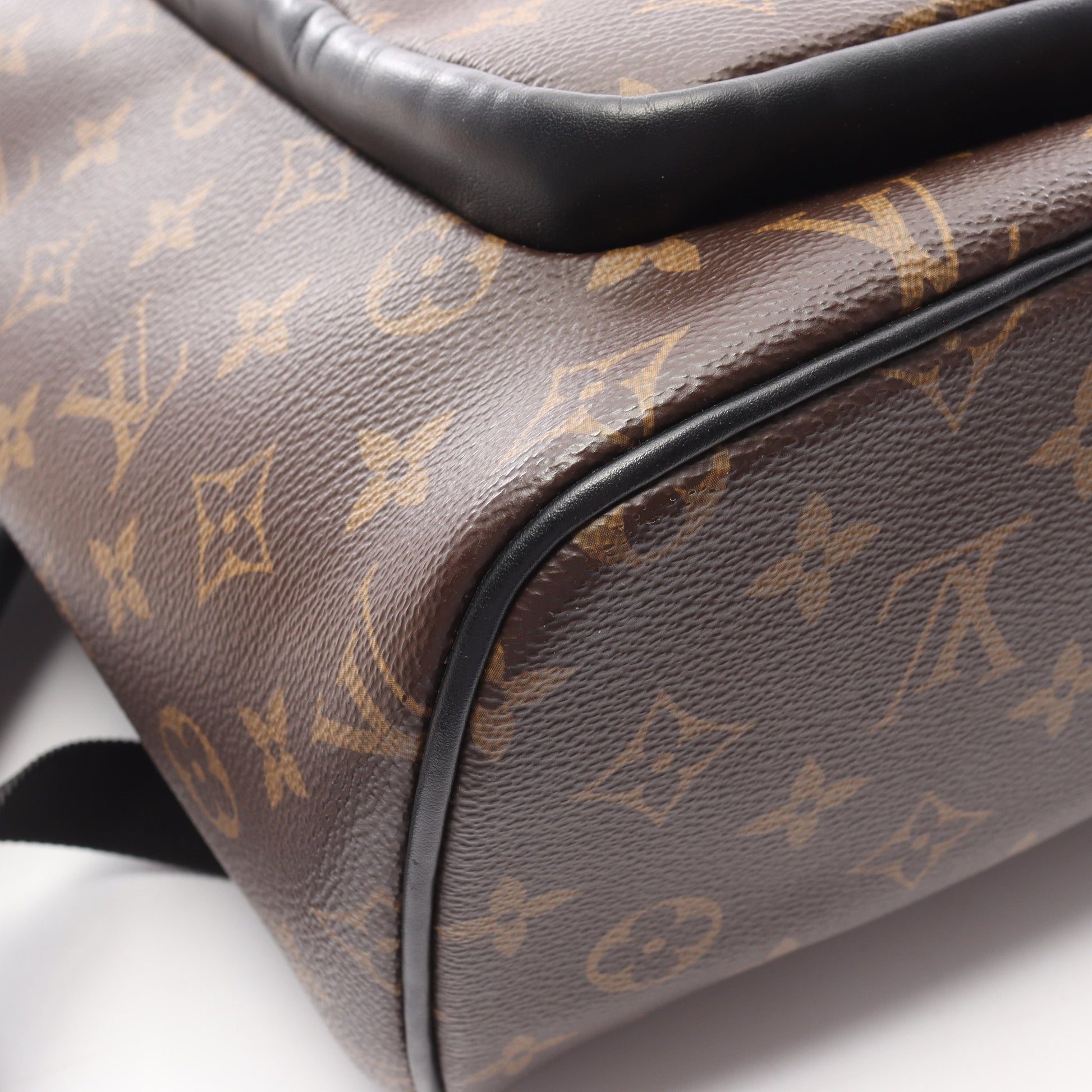 ジョッシュ NV モノグラムマカサー バックパック リュックサック PVC レザー ブラウン ブラック ルイヴィトン バッグ LOUIS VUITTON
