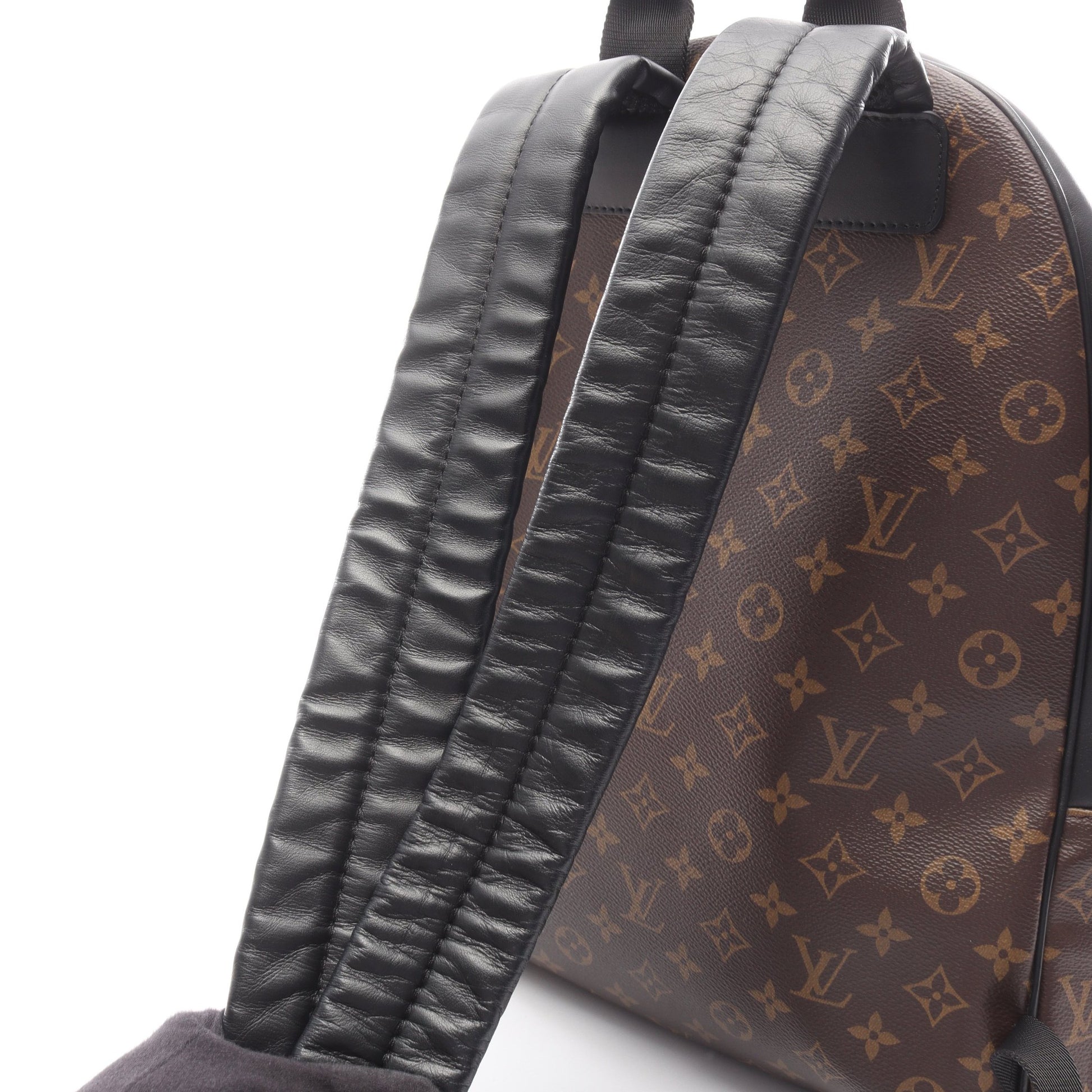 ジョッシュ NV モノグラムマカサー バックパック リュックサック PVC レザー ブラウン ブラック ルイヴィトン バッグ LOUIS VUITTON