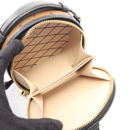 ミニ ボワット シャポー モノグラムリバース 2WAY ハンドバッグ PVC レザー ブラウン ブラック ルイヴィトン バッグ LOUIS VUITTON